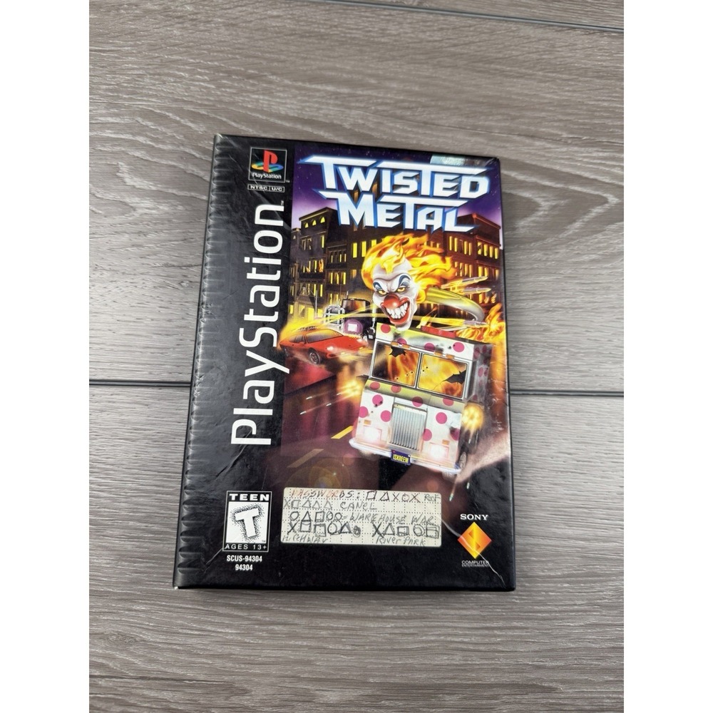 Twisted Metal (Sony PlayStation 1 PS1, 1995) Long Box No Manual